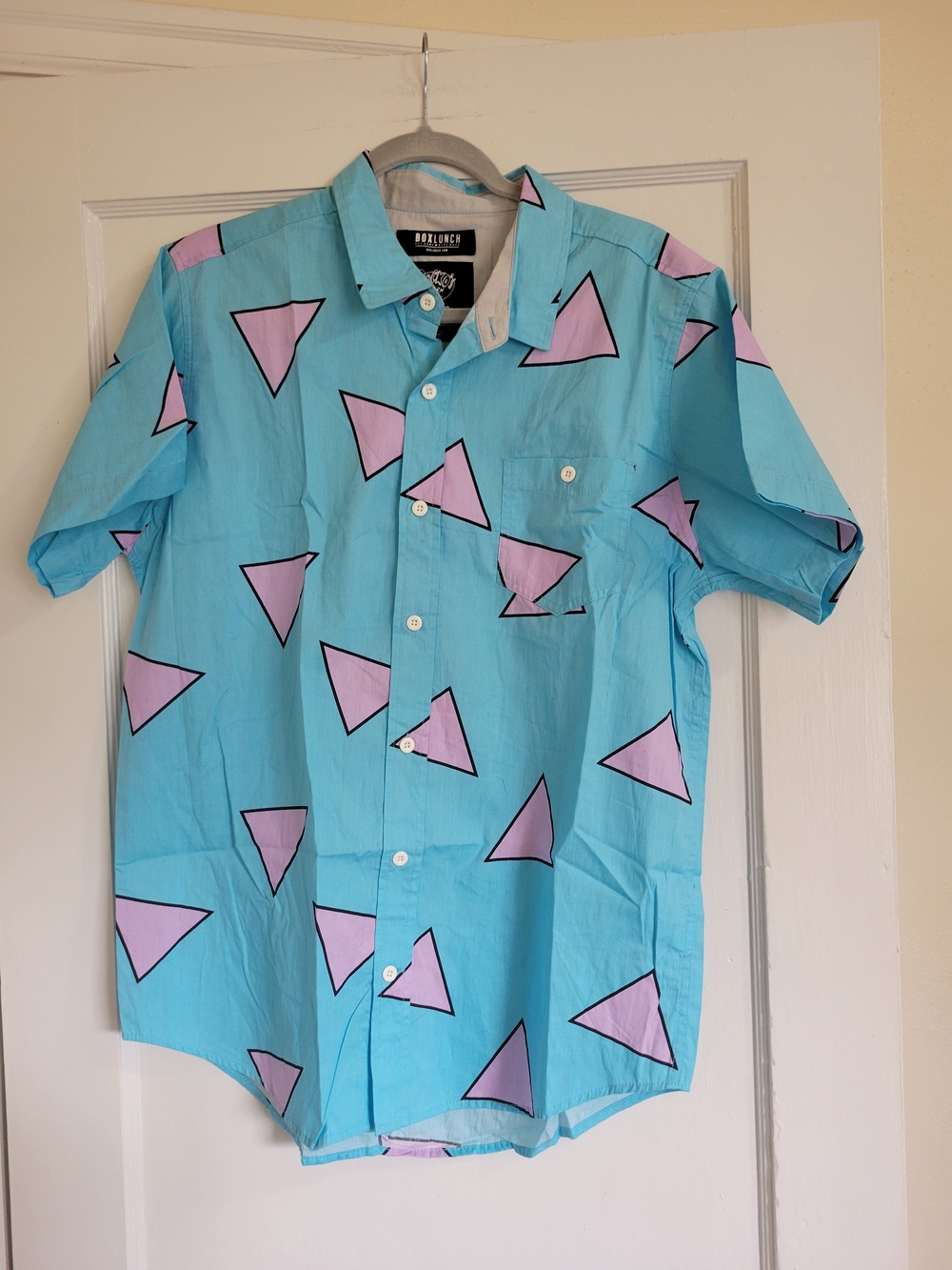 Rocko's Modern Life Short Sleeve Woven Button-Up - BoxLunch Exclusive